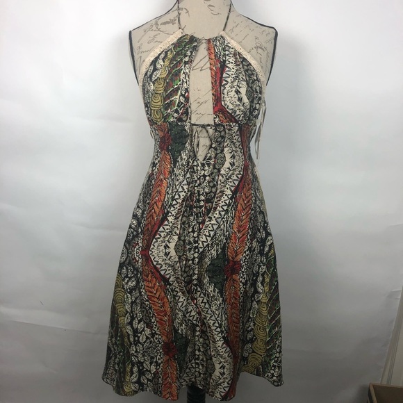 🔥 LA ROK Summer Dress - NWT | Size Small - Beautiful Print  Boho 🔥 - Picture 2 of 8